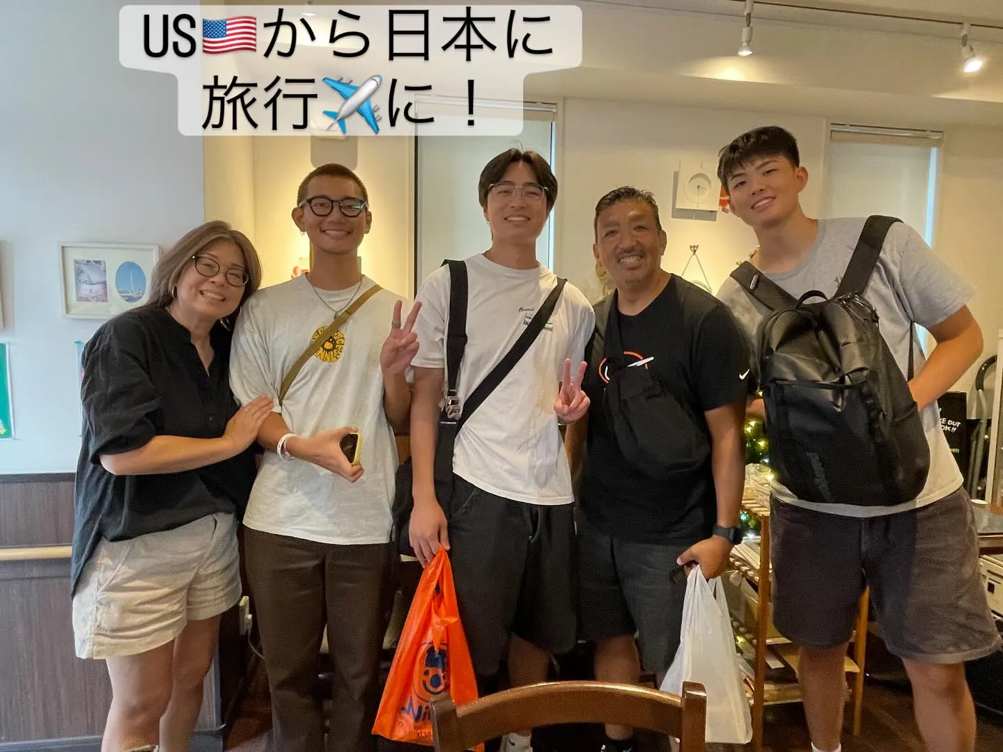 【US🇺🇸から日本へ旅行✈️に】
